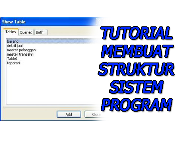 Tutorial Membuat Struktur Sistem Program